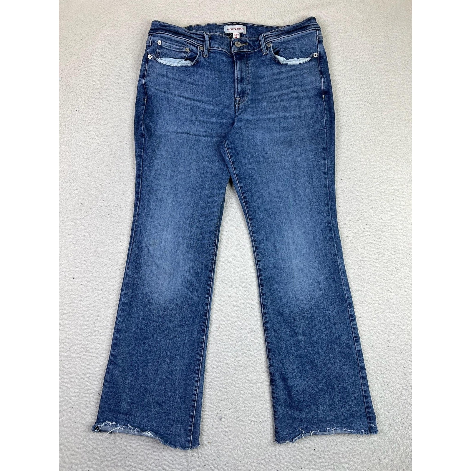 Lucky Brand Sweet Mid Rise Bootcut Jeans Womens 1432r Blue Stretch Denim